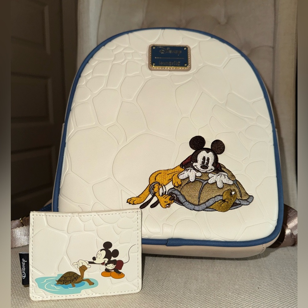 Mickey Turtle Mini Backpack And Wallet Bundle - image 5